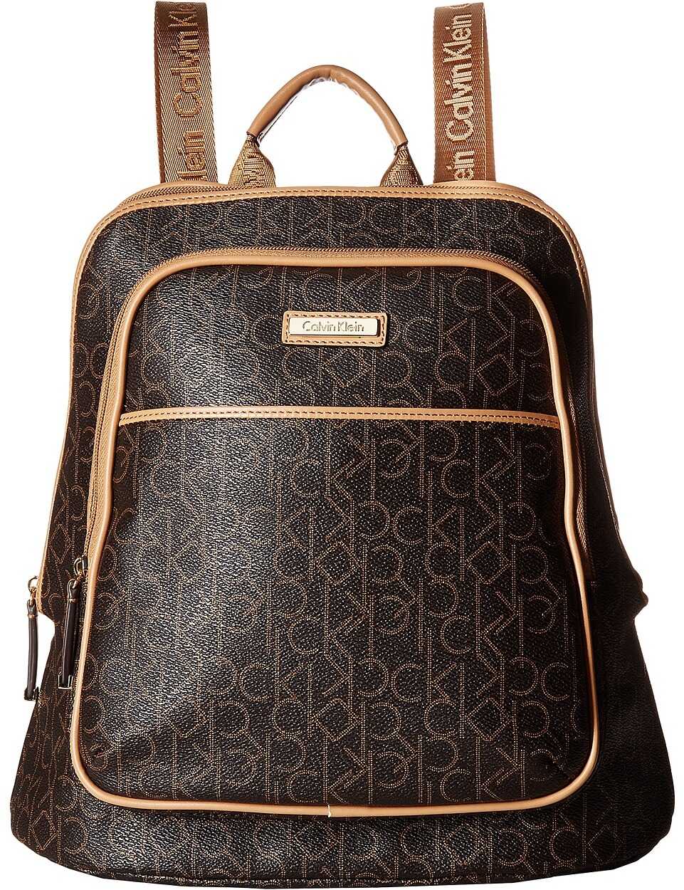 Rucsac Calvin Klein Monogram Backpack Brown/Camel
