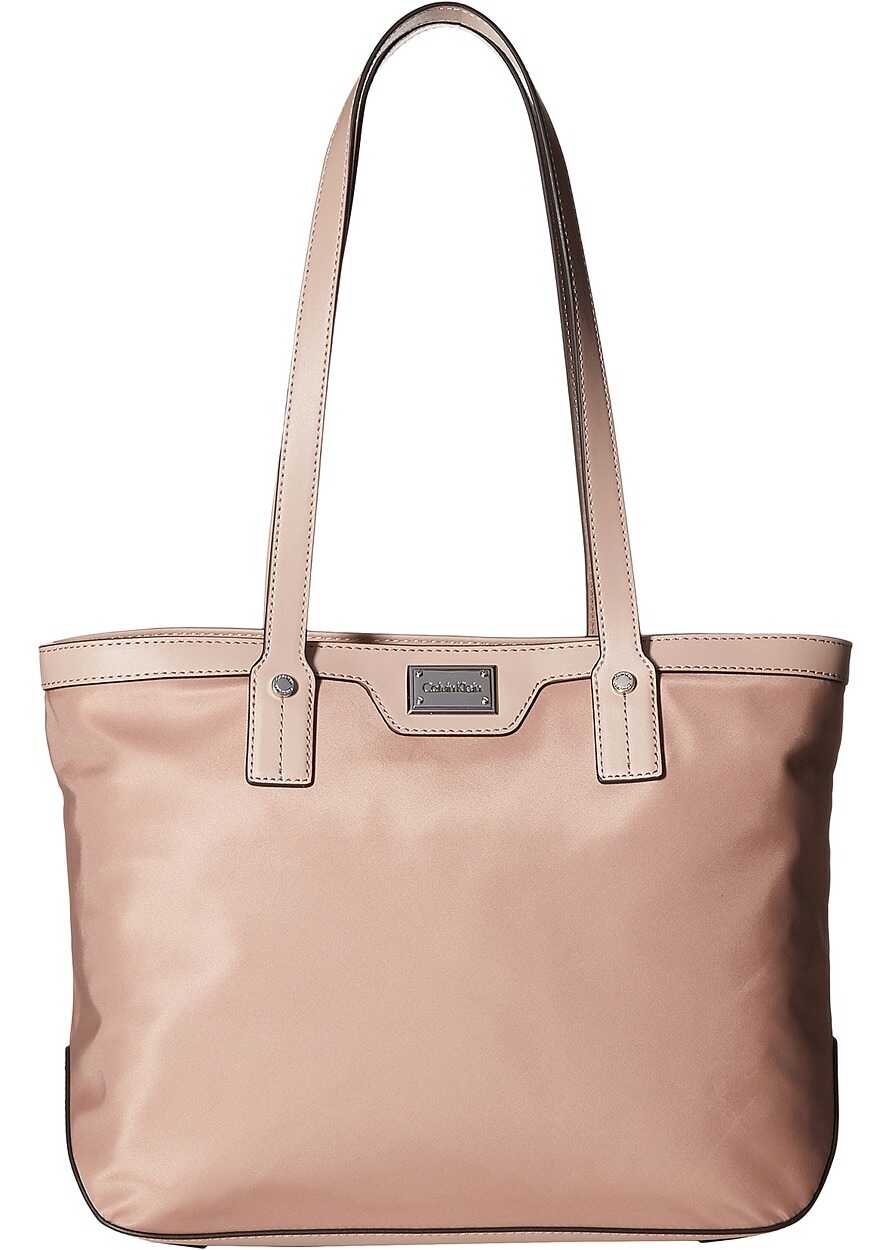 Geanta femei Calvin Klein Teodora Dressy Nylon Tote Sugar Plum