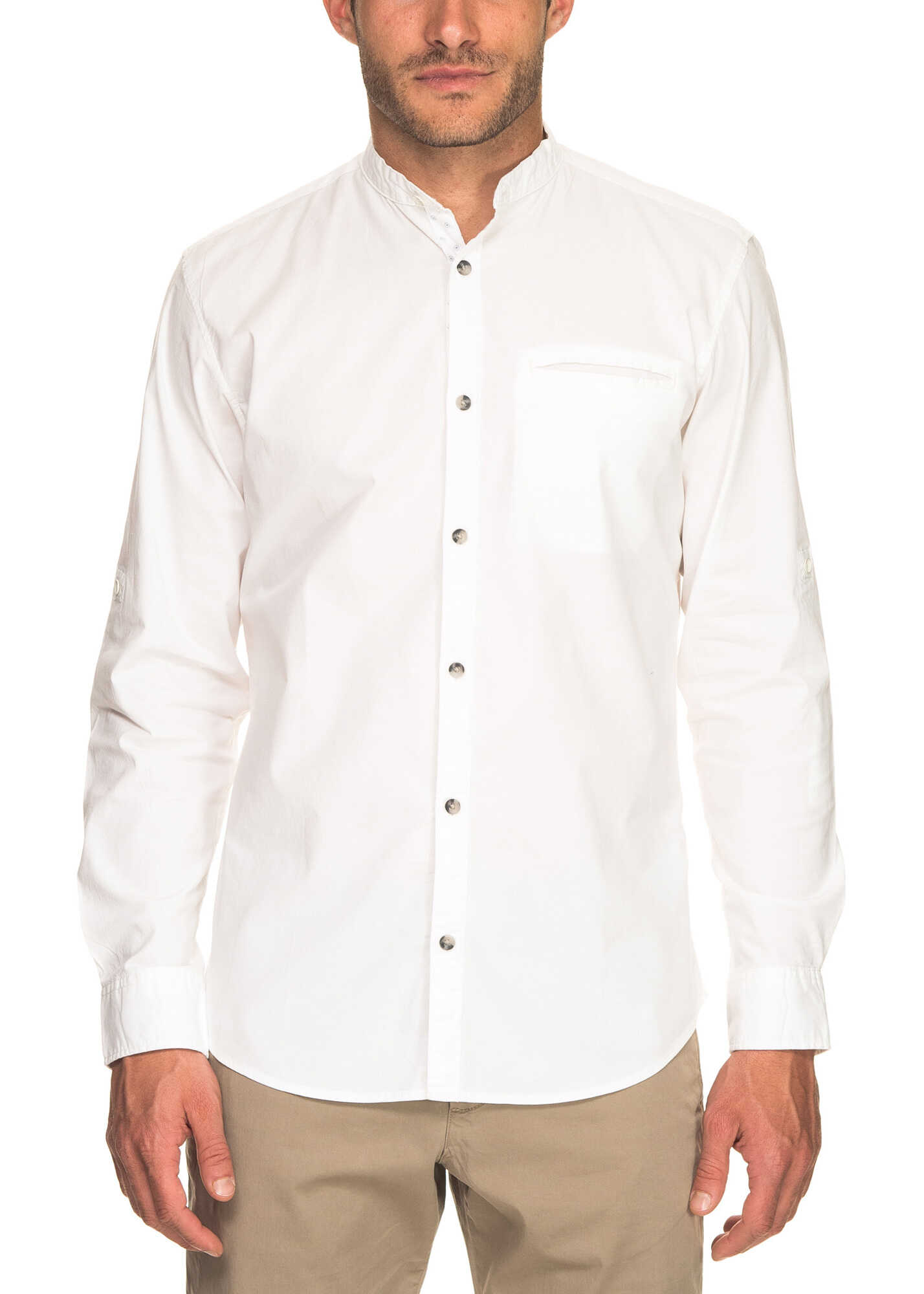 Camasa JACK & JONES Nordahl Men's White Shirt Cloud Dancer