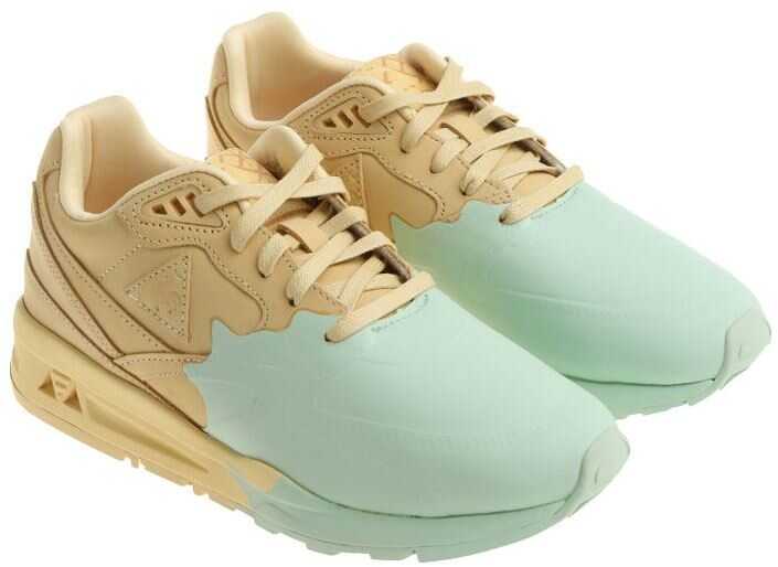 Tenis Le Coq Sportif Yellow And Green Nubuk Lcs R800 S Sneakers Green