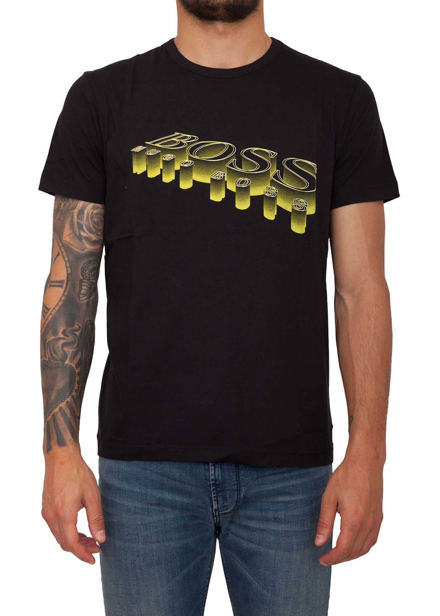 Tricou BOSS Hugo Boss CEC7A70C BLACK