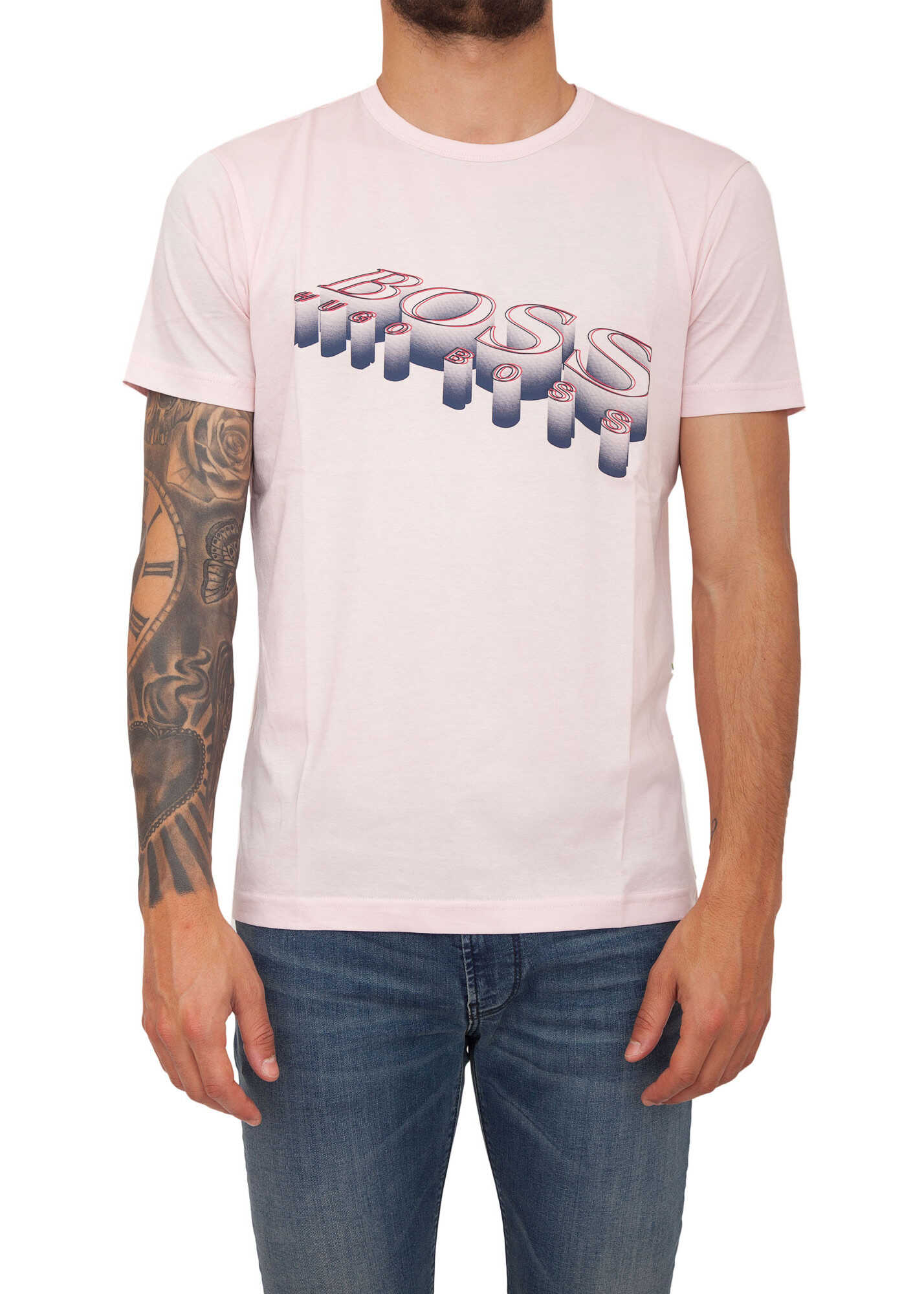 Tricou BOSS Hugo Boss 014AC0DC PINK