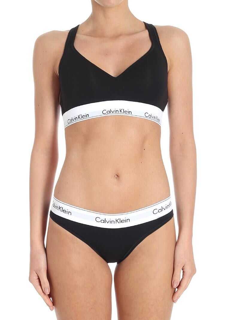 Tricou Calvin Klein Black Branded Sports Bra Black
