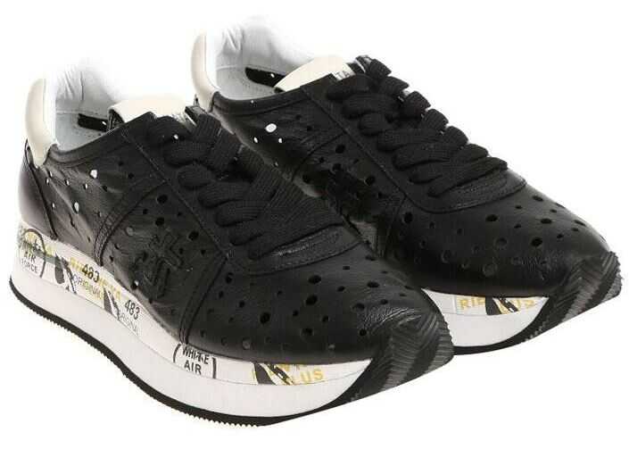 Tenis Premiata Black Conny Sneakers* Black