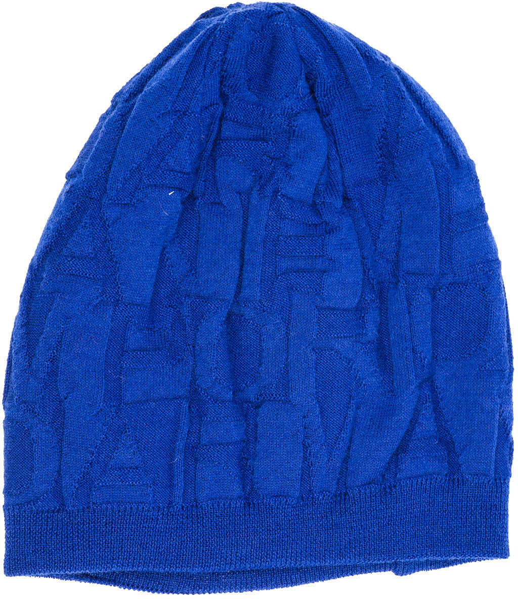 Caciula Emporio Armani Beanie Hat Blue