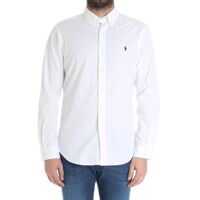 Camasi White Shirt With Logo* Barbati