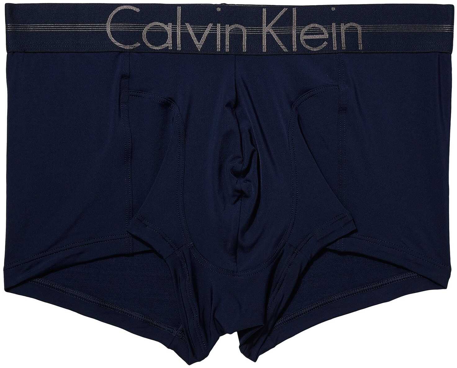 Lenjerie Calvin Klein Underwear Focused Fit Low Rise Trunk Blue Shadow