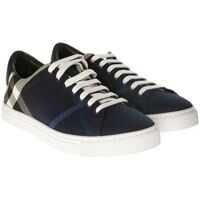 Tenisi & Adidasi Burberry Blue Check Print Fabric Albert Sneakers