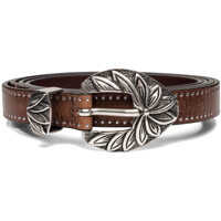 Curele Women's Leather Brown Belt With Studs* Femei