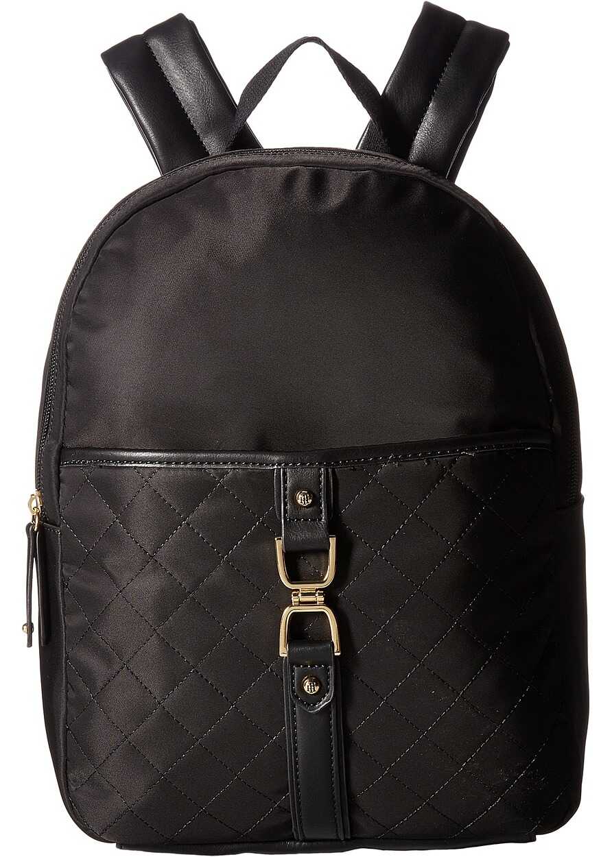 Ghiozdan Tommy Hilfiger Thea Quilt Nylon Backpack Black