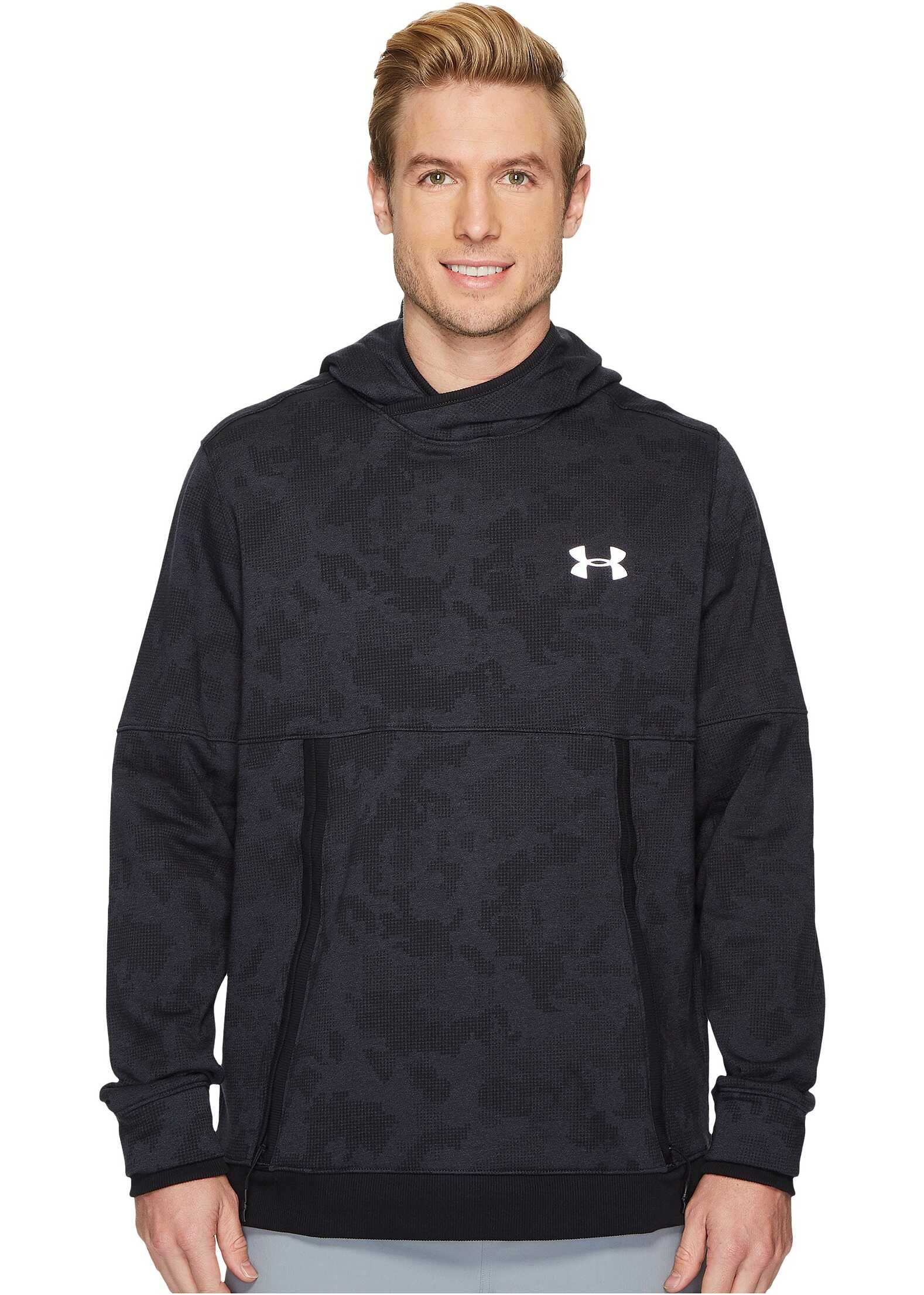 Bluza Under Armour Threadborne Hoodie Black/Reflective