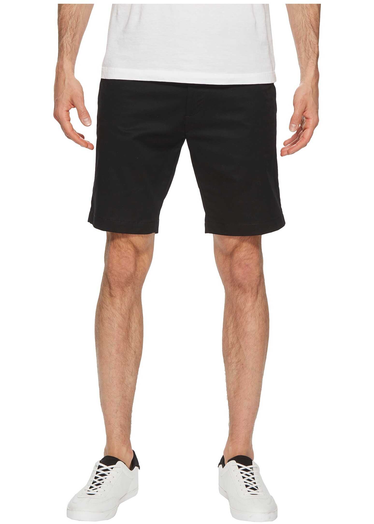 Pantalon Calvin Klein Flat Front Stretch Walking Shorts Black