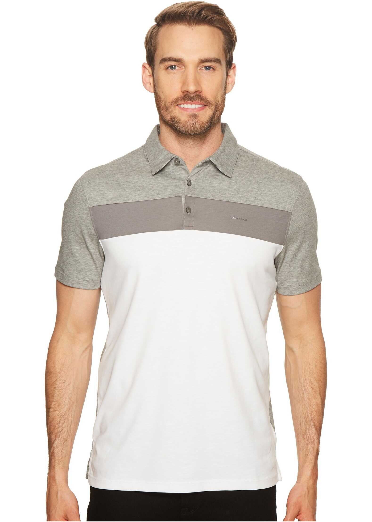 Tricou Calvin Klein Color Blocked Polo Castlerock Combo