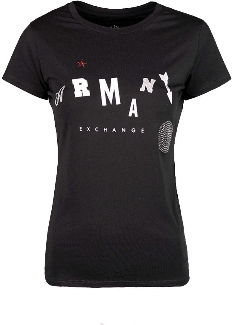 Tricou Armani Exchange T-shirt Czarny