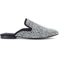 Mocasini Steve Madden Hugh Black Suede Mules With Rhinestones*