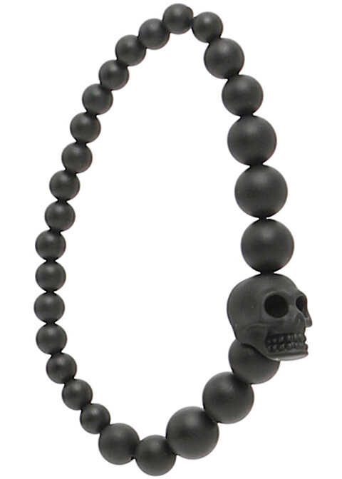 Bratara Alexander McQueen Onyx Skull Bracelet BLACK