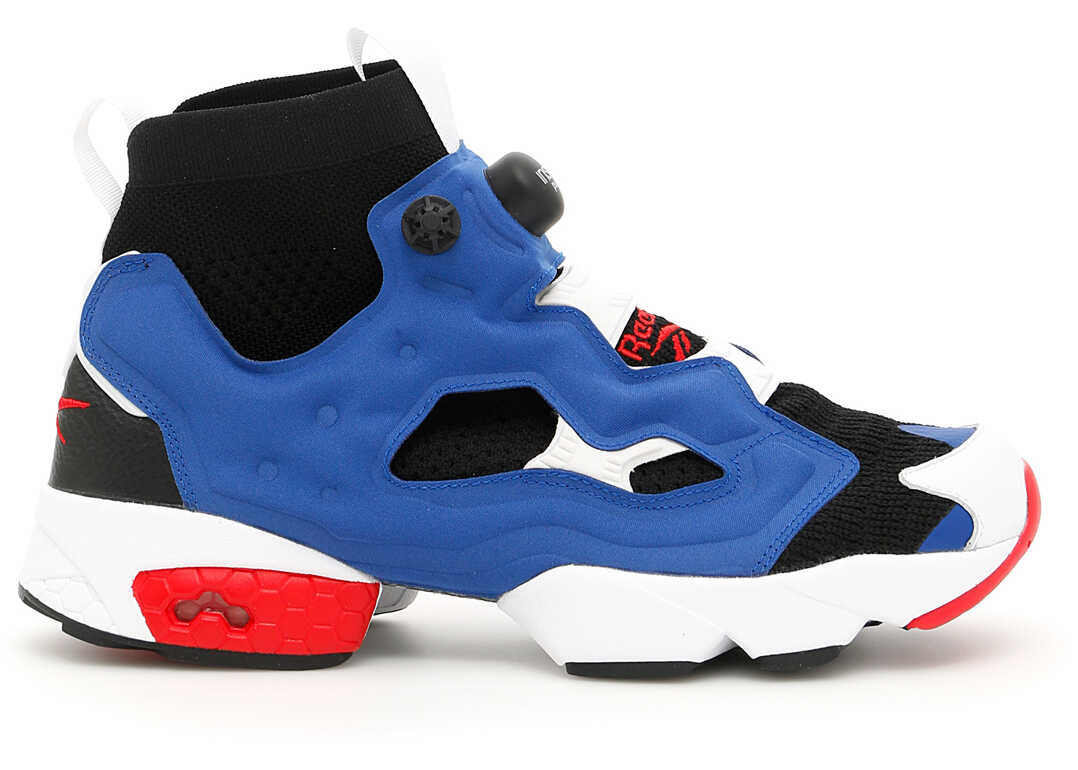 Tenis Reebok Unisex Ultraknit Instapump Fury Sneakers BLACK/DARK ROYAL