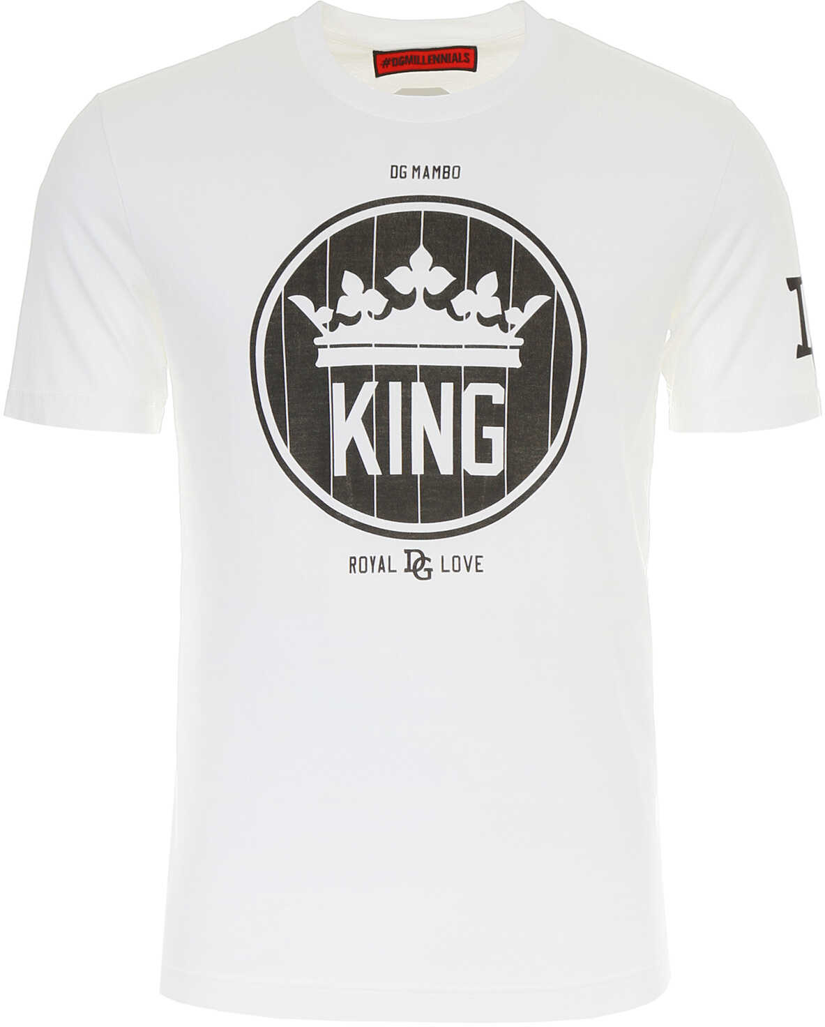 Tricou Dolce & Gabbana King T-Shirt BIANCO