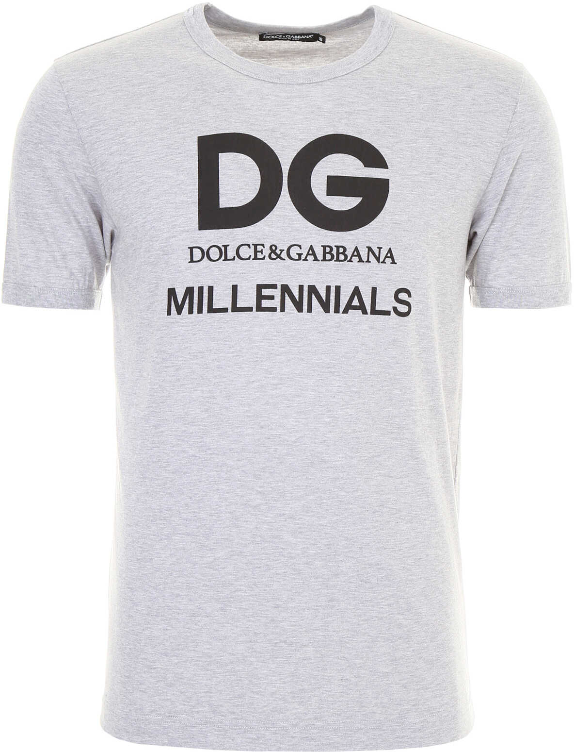 Tricou Dolce & Gabbana Printed T-Shirt MELANGE GRIGIO