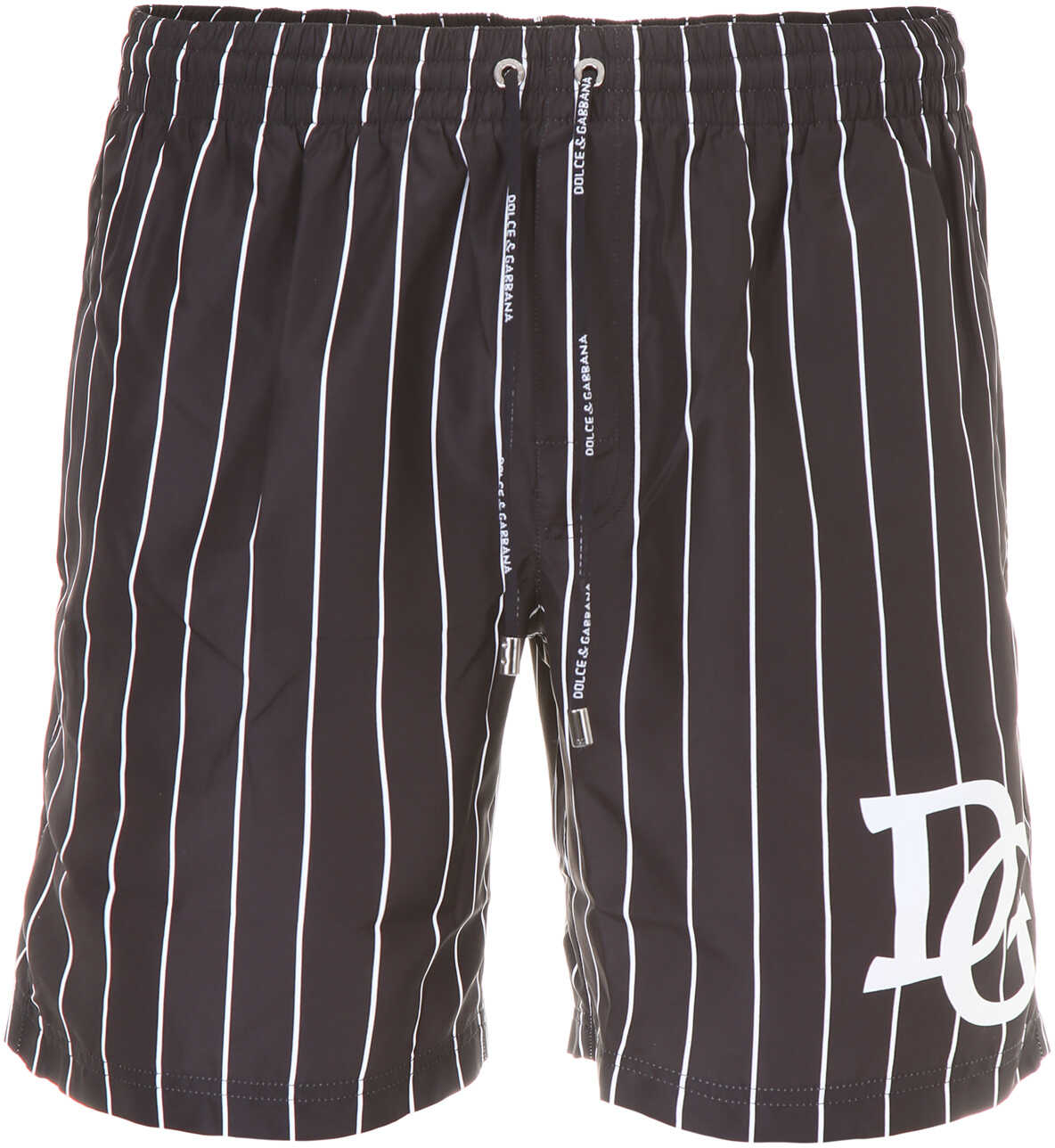 Sort Dolce & Gabbana Swim Shorts RIGA BCA FDO NERO