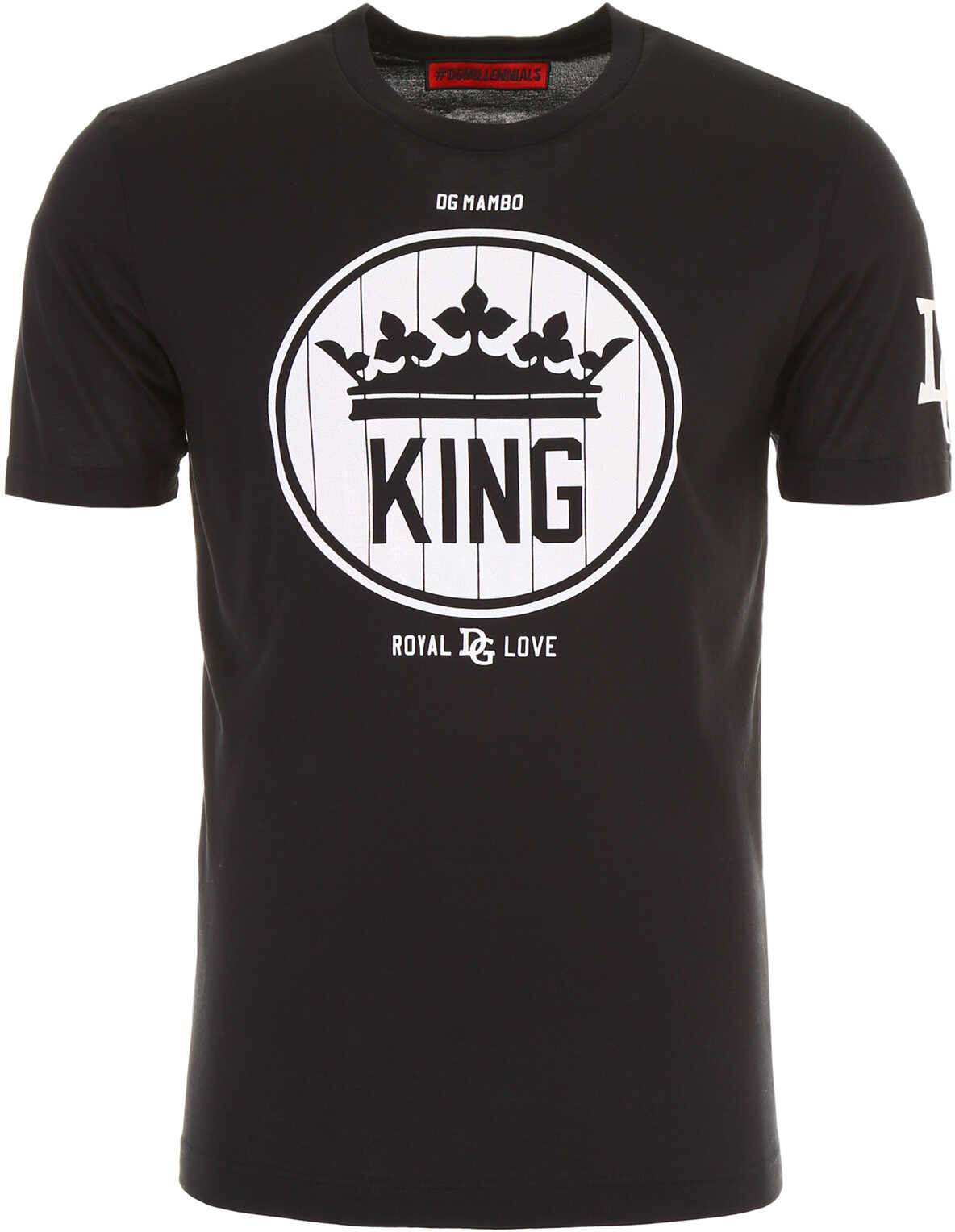 Tricou Dolce & Gabbana King T-Shirt NERO