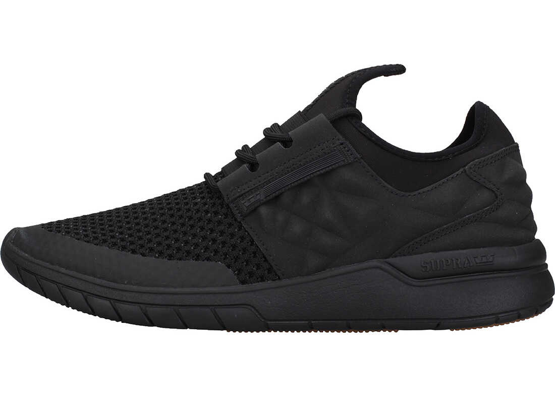 Tenis Supra Flow Run Evo 2 Trainers In Black Black Black