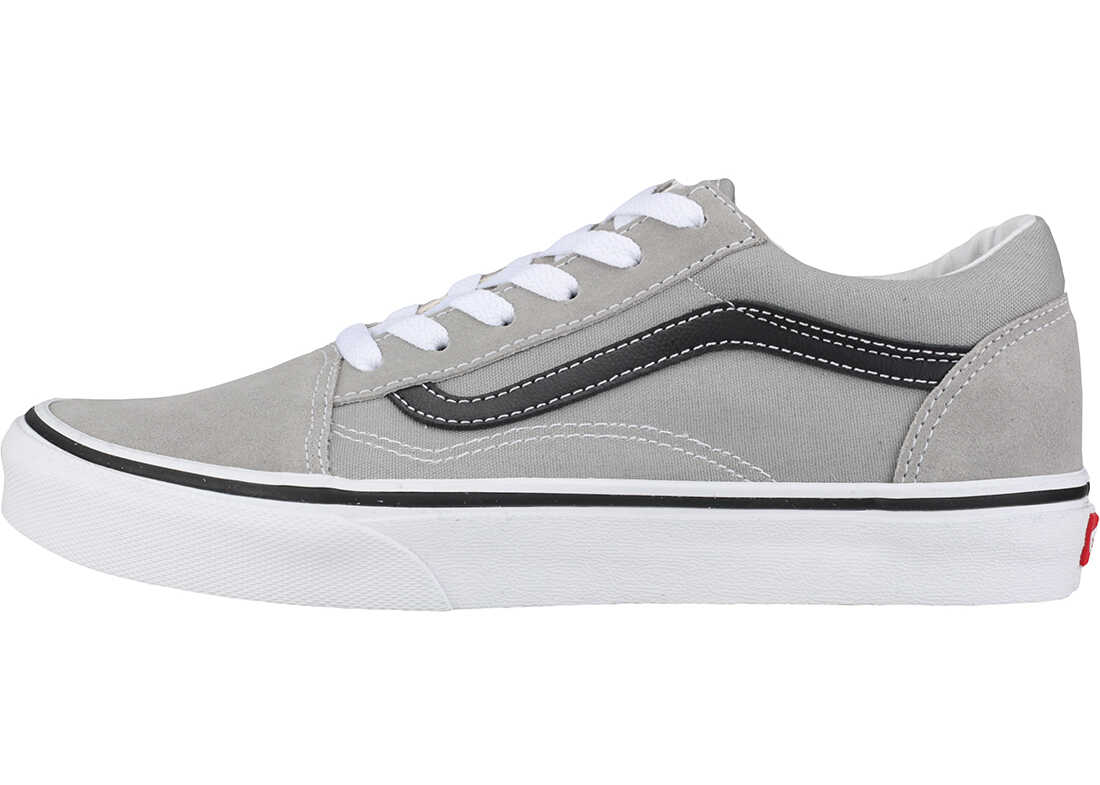 Tenis Vans Old Skool Drizzle Kids Trainers In Grey Black Grey