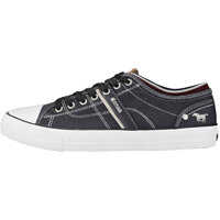 Tenisi & Adidasi Lace-Up Low Top Sneaker Trainers In Black Barbati
