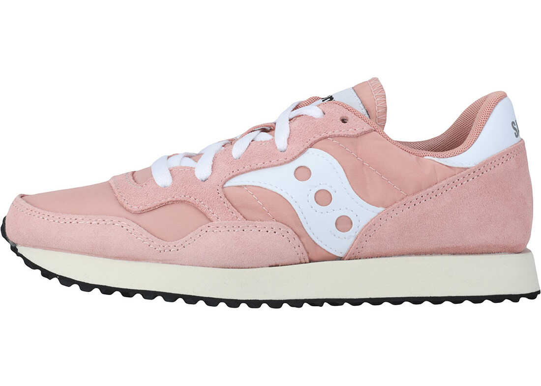 Tenis Saucony Dxn Vintage Trainers In Peach Orange