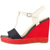 Sandale Iconic Elena Pop Color Wedge Sandals In Navy Red Blue Femei
