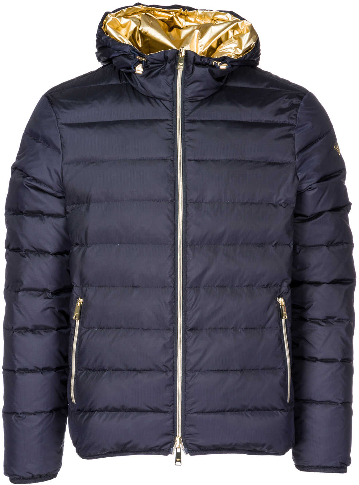 Geaca Emporio Armani Blouson Hood Blue