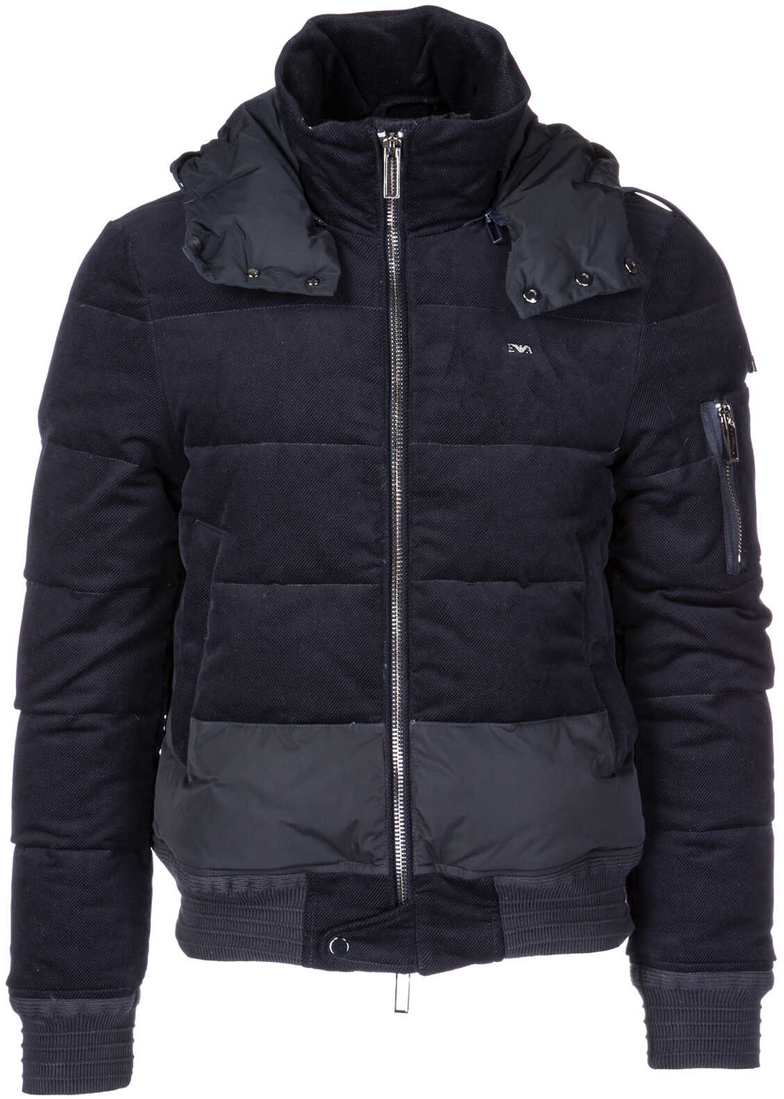 Geaca Emporio Armani Blouson Hood Blue