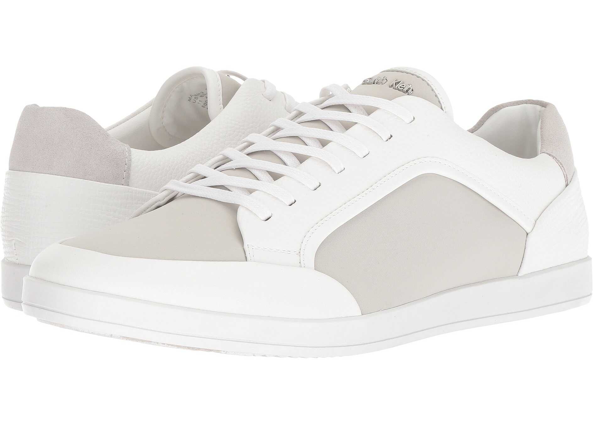 Tenis Calvin Klein Maxen 2 White Brushed Smooth/Lycra/Tumbled Smooth