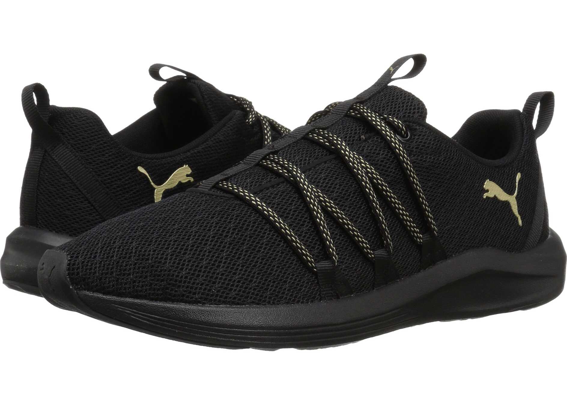 Tenis PUMA Prowl Alt Knit Mesh Puma Black/Metallic Gold