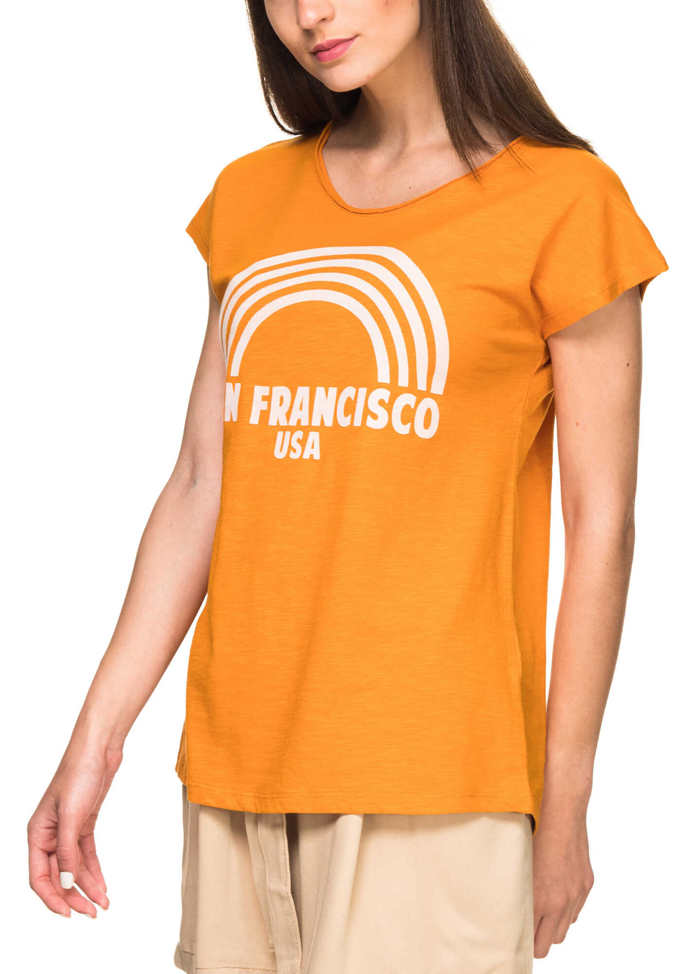 Tricou Urban Surface Women's Orange T Shirt Amber Orange