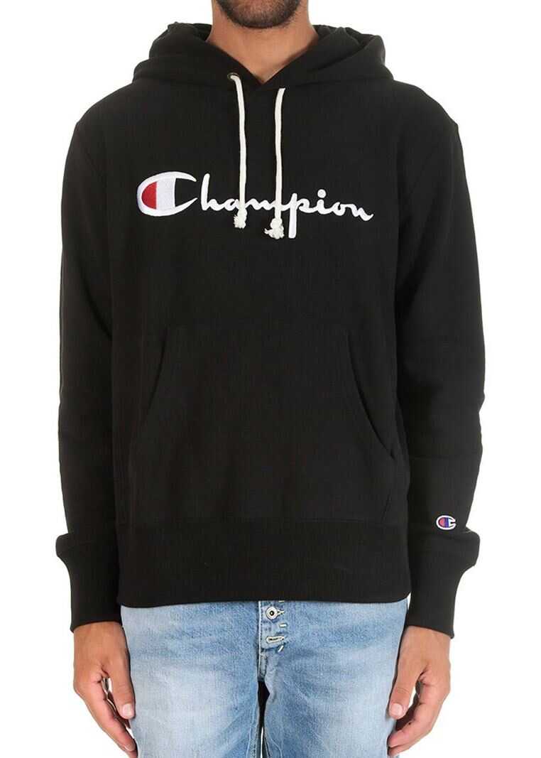 Bluza Champion Black Sweatshirt With Logo Black