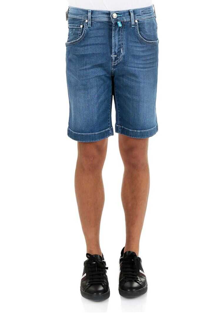 Pantalon Jacob Cohen Blue Demin Bermuda Blue