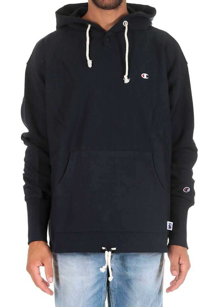 Tricou Champion Blue Nsew Hoodie Blue