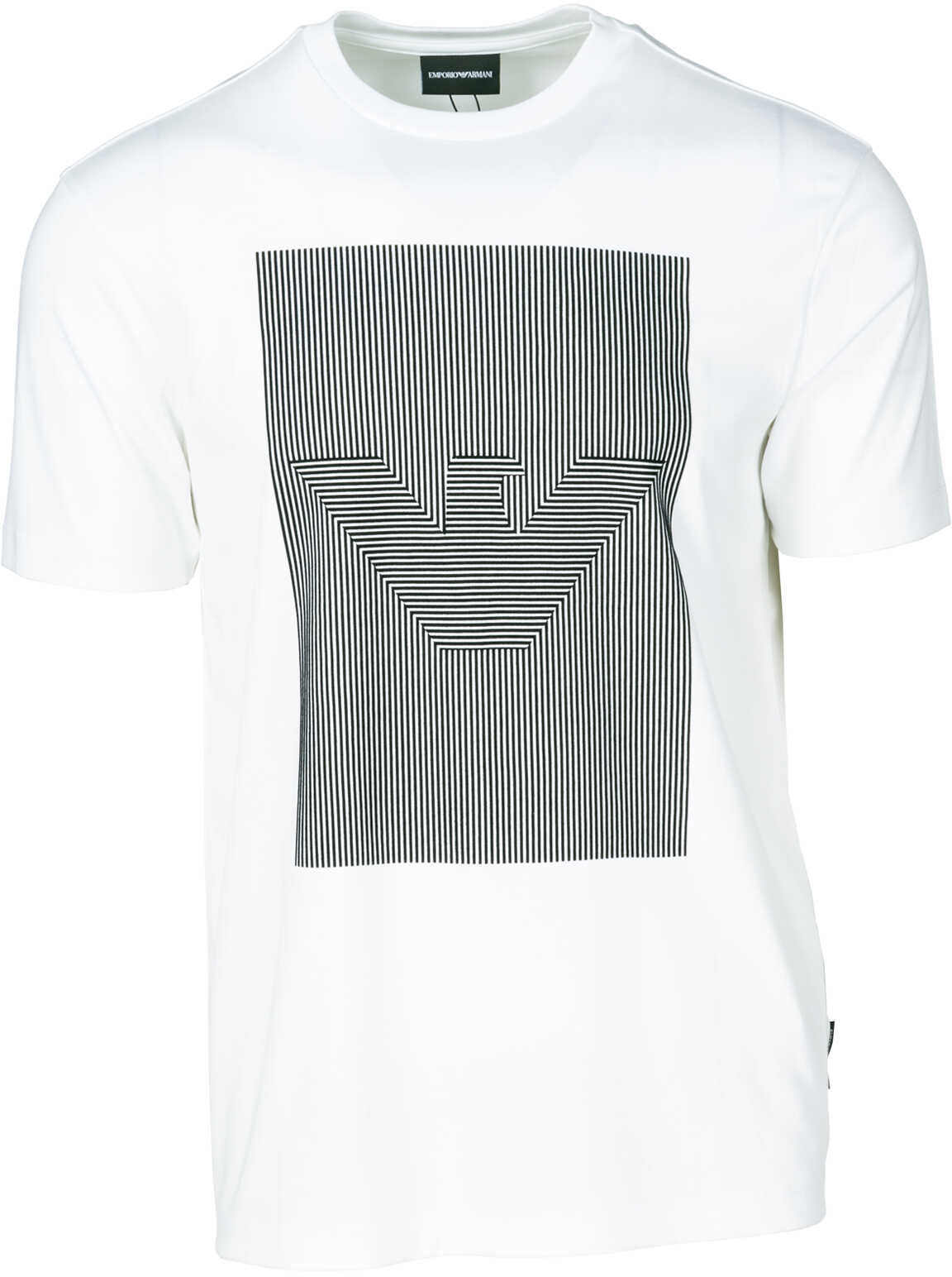 Tricou Emporio Armani Neckline Jumper White