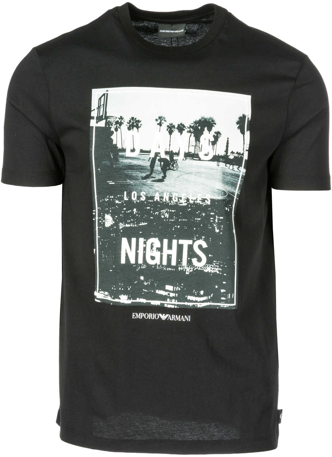 Tricou Emporio Armani Neckline Jumper Black