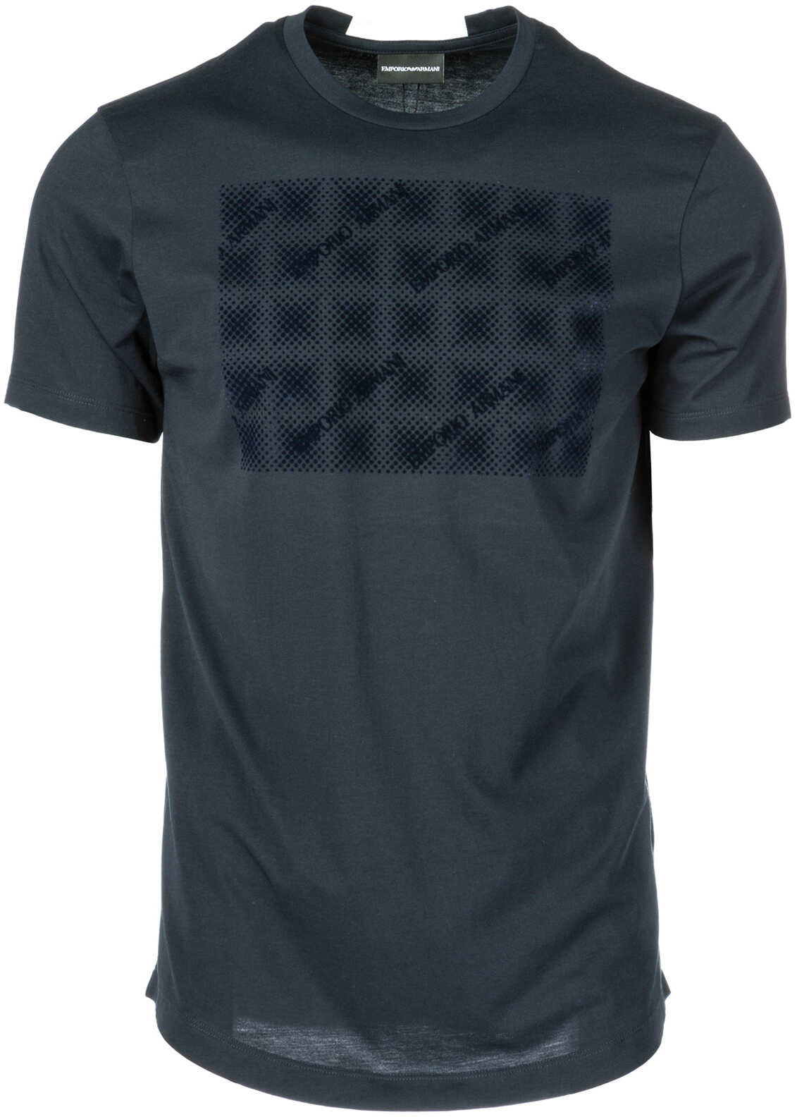 Tricou Emporio Armani Neckline Jumper Blue