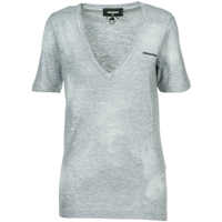 Tricouri T-Shirt Short Sleeve V-Neck Femei