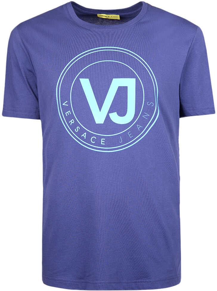 Tricou Versace Jeans T-shirt Niebieski