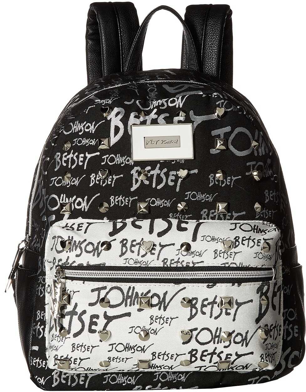 Rucsac Betsey Johnson Backpack Black/White