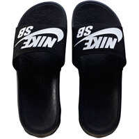 Slapi Nike Skateboarding Benassi Solarsoft Slides In Black White* Barbati