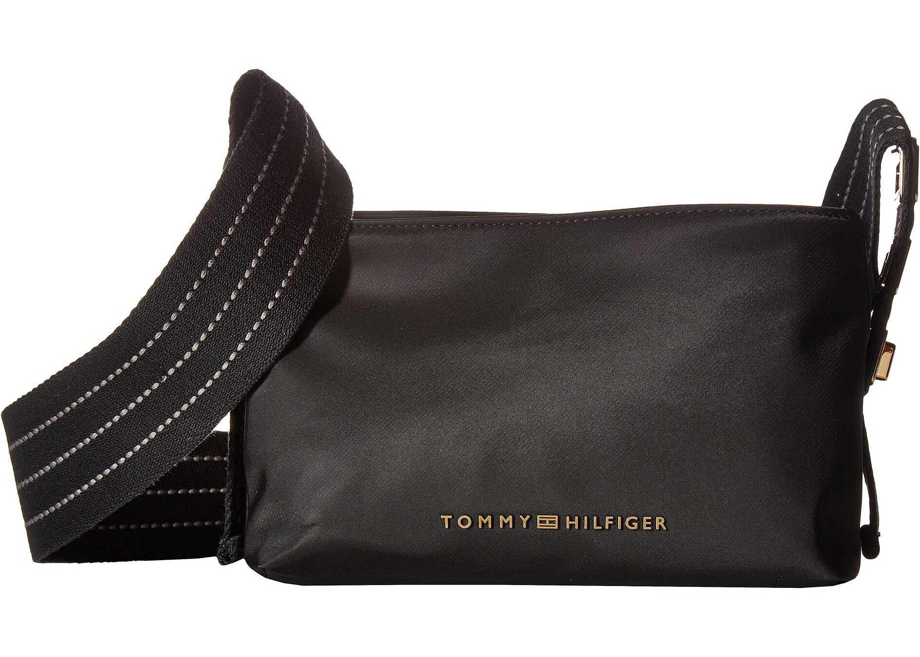 Geanta femei Tommy Hilfiger Triple Comp Nylon Crossbody Black