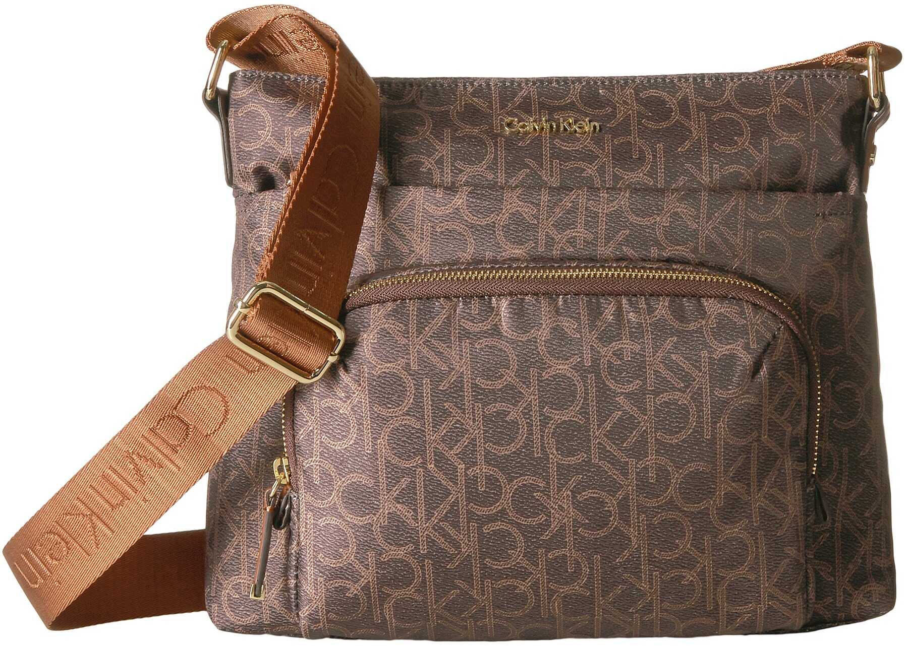 Geanta femei Calvin Klein Belfast Front Pocket Crossbody Brown/Khaki/Luggage 1