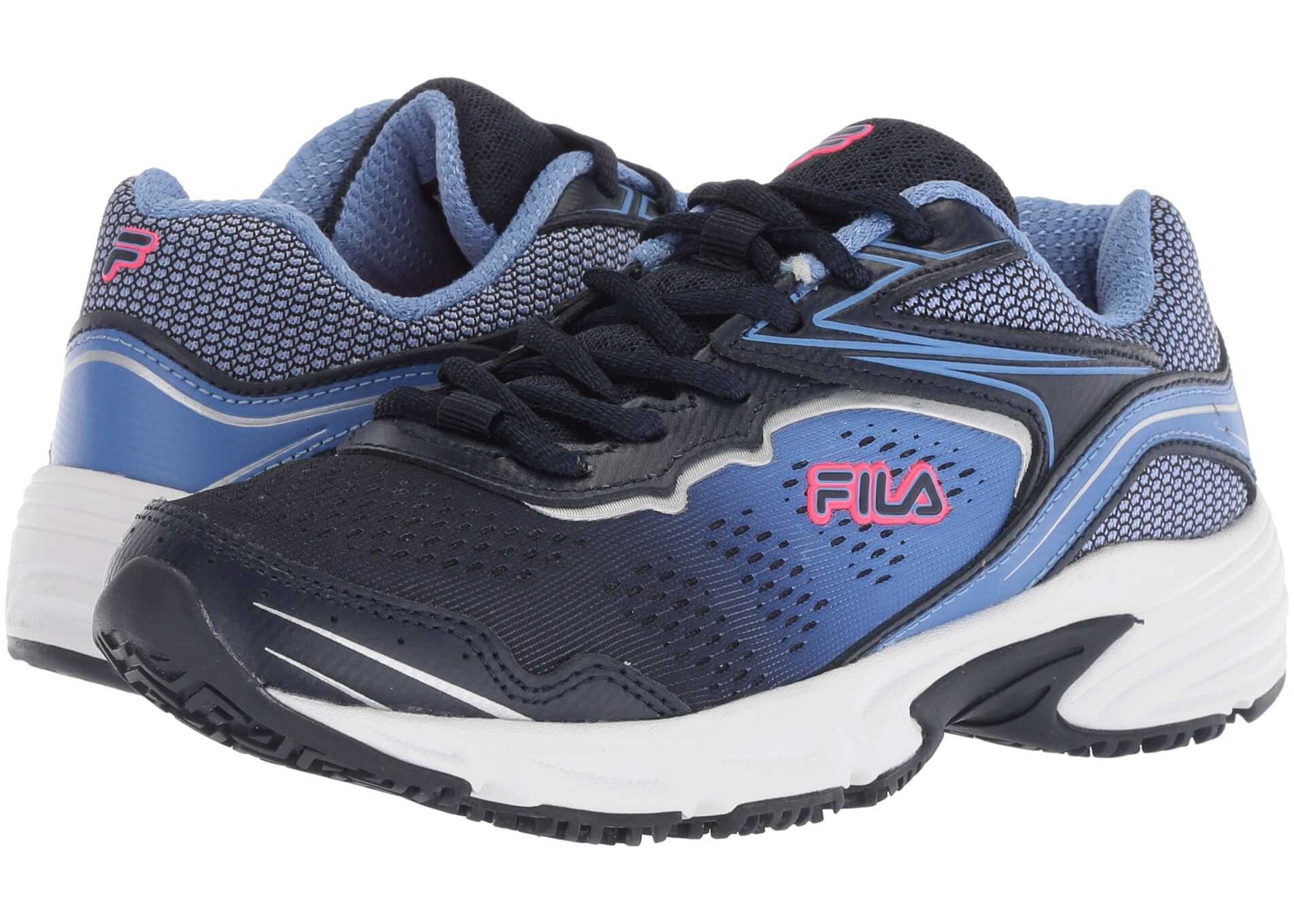 Fila Memory Runtronic Slip Resistant Fila Navy/Wedgewood/Diva Pink