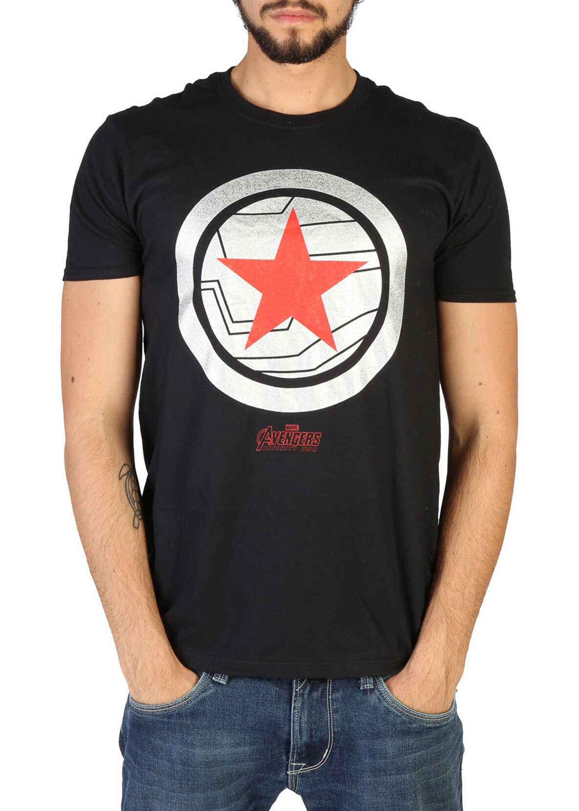 Tricou Marvel Rbmts249 Black
