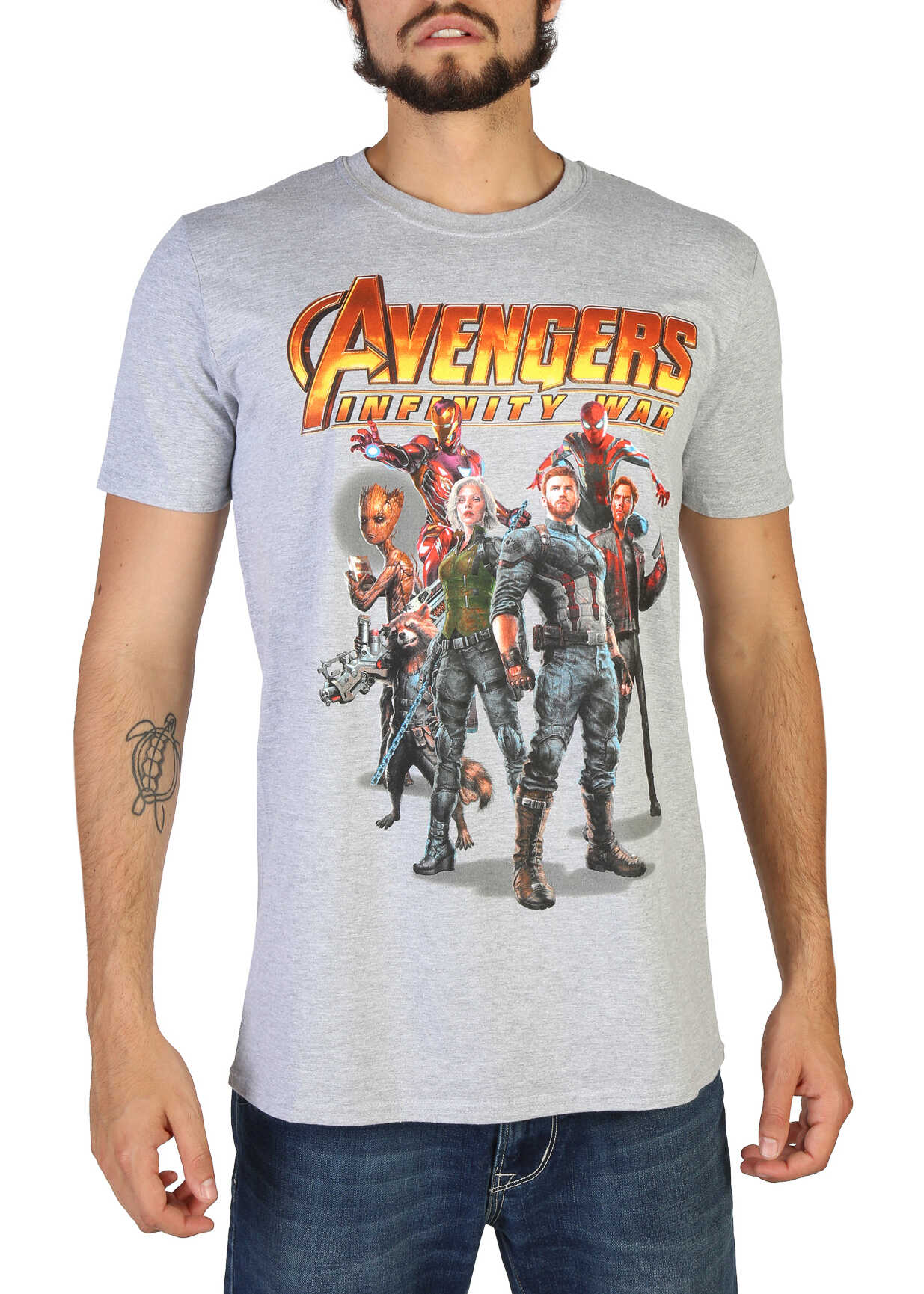 Tricou Marvel Rbmts252 Grey